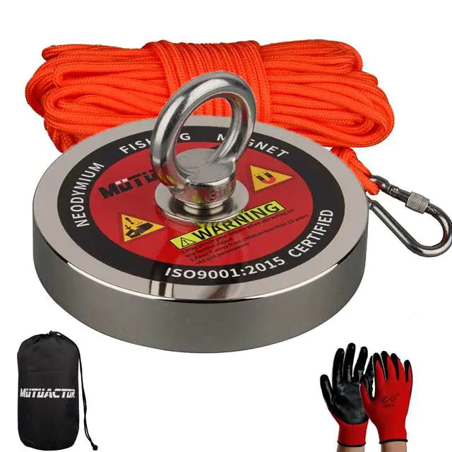 Heavy Duty Fishing Magnet With Rope