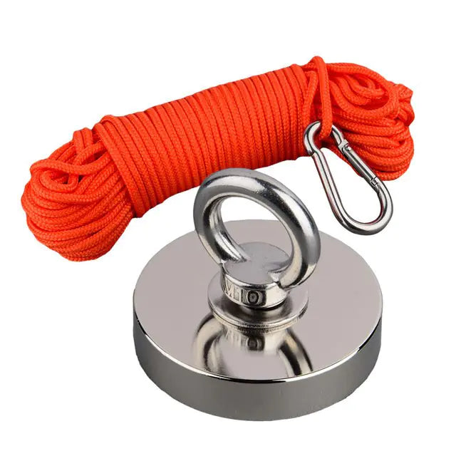Heavy Duty Fishing Magnet With Rope
