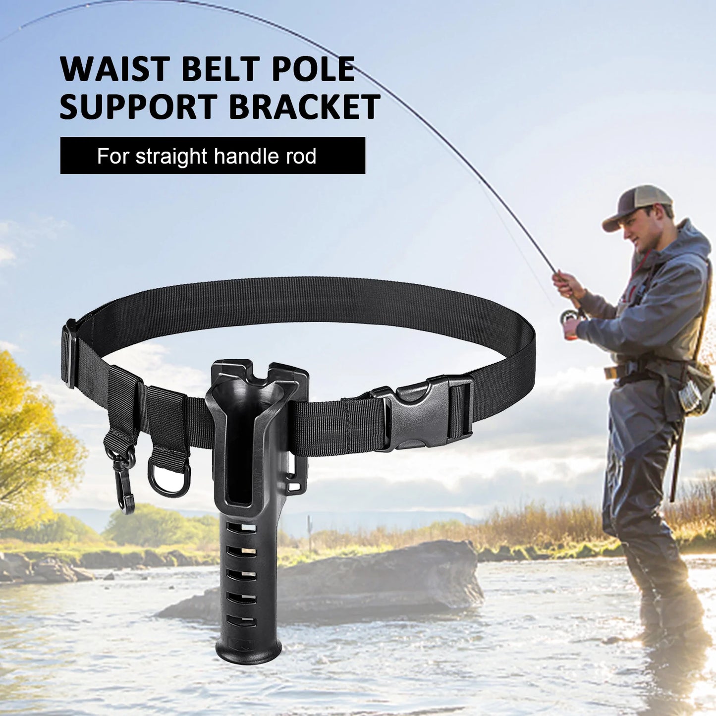 Surf Fishing Rod Belt, Hands FREE