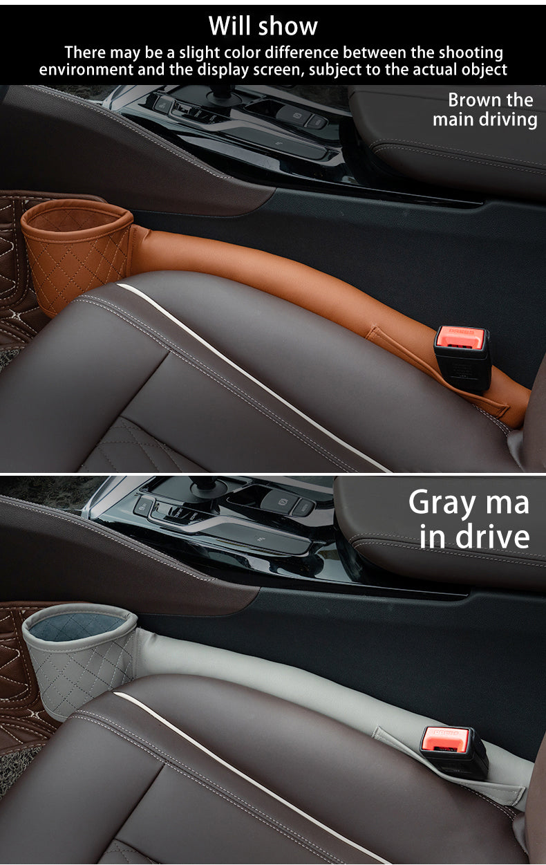 Stylish Leather Car Seat Gap Filler!