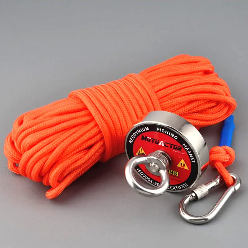 Heavy Duty Fishing Magnet With Rope