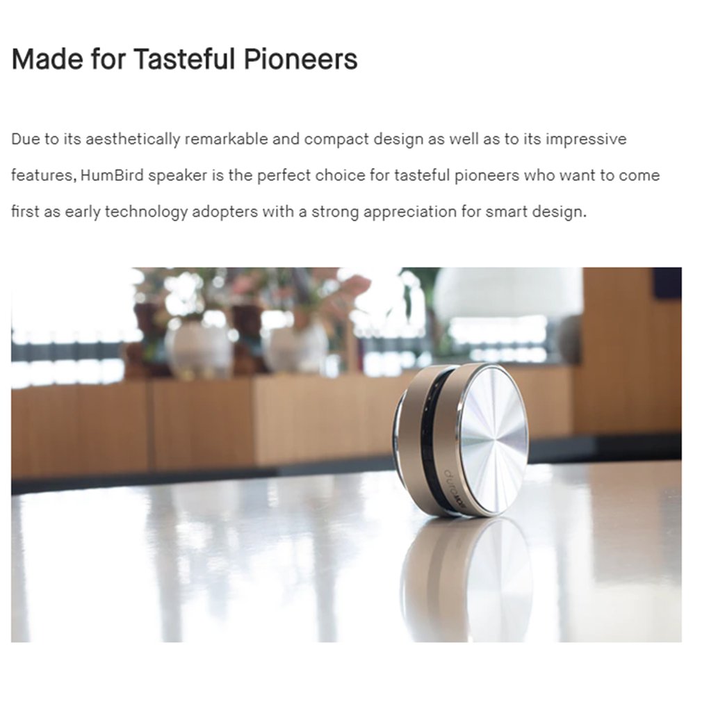 Unleash Sonic Brilliance Anywhere with the Humbird Bone-Conducting Speaker!