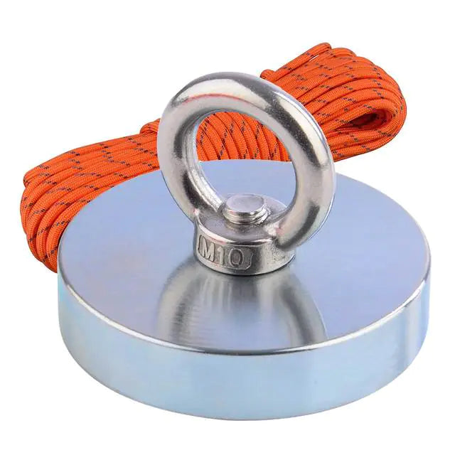 Heavy Duty Fishing Magnet With Rope