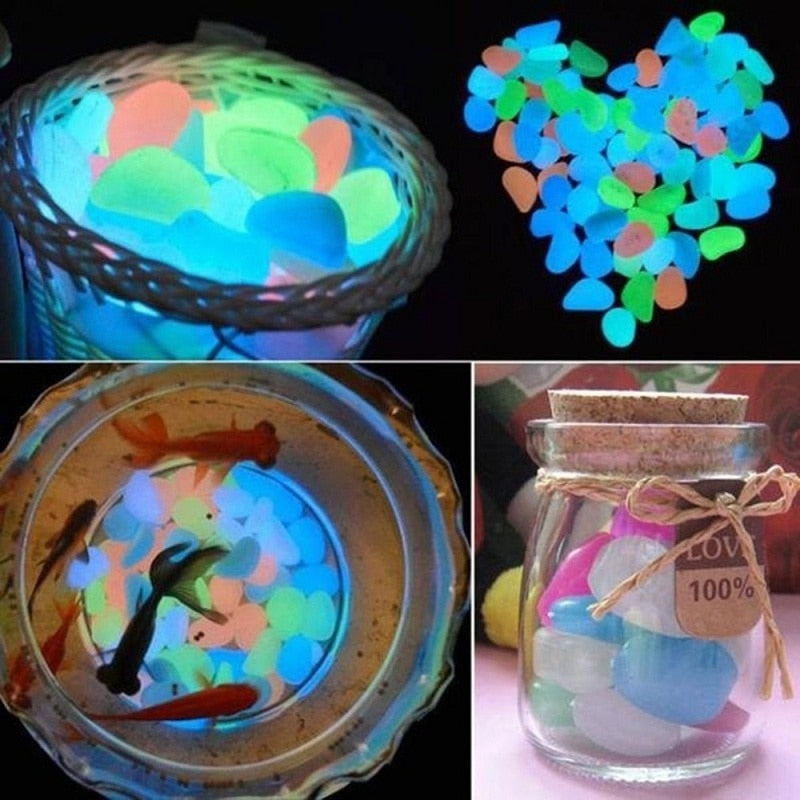 Illuminate Your Garden with Glow in the Dark Garden Pebbles!