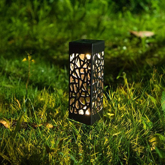Illuminate Your Outdoor Oasis with the Solar Powered Waterproof Vintage Garden Light!