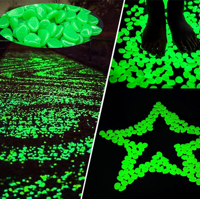 Illuminate Your Garden with Glow in the Dark Garden Pebbles!