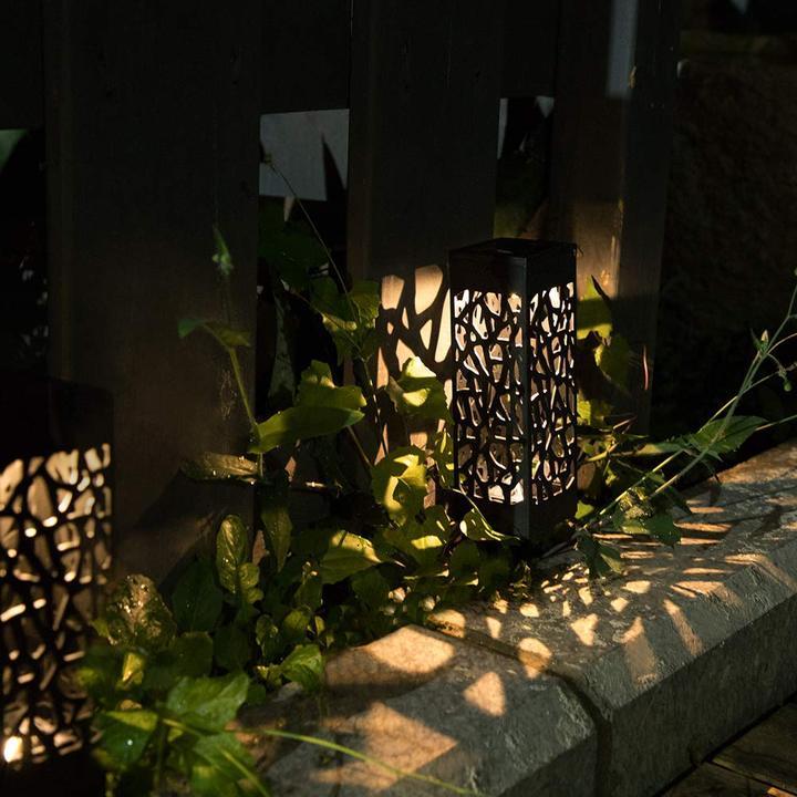 Illuminate Your Outdoor Oasis with the Solar Powered Waterproof Vintage Garden Light!