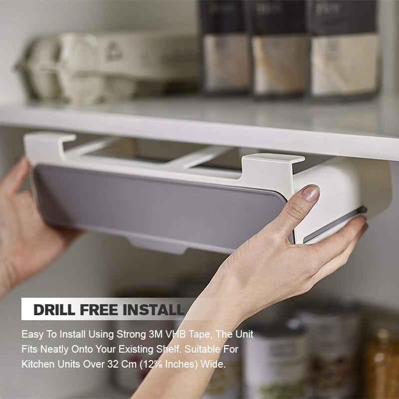 Maximize Your Culinary Space with the Kitchen Self-Adhesive Wall-Mounted Spice Organizer!