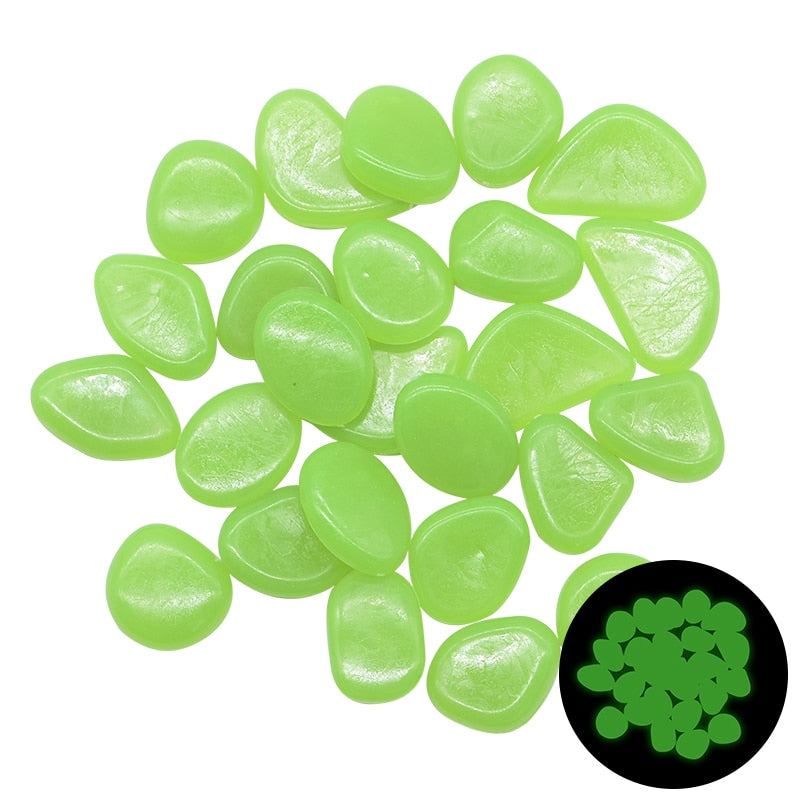 Illuminate Your Garden with Glow in the Dark Garden Pebbles!