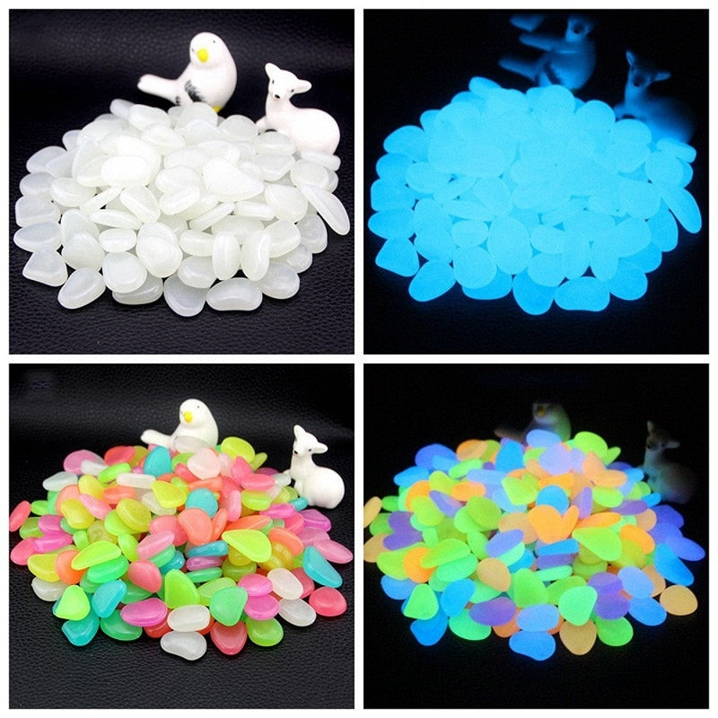 Illuminate Your Garden with Glow in the Dark Garden Pebbles!