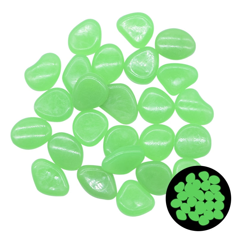 Illuminate Your Garden with Glow in the Dark Garden Pebbles!