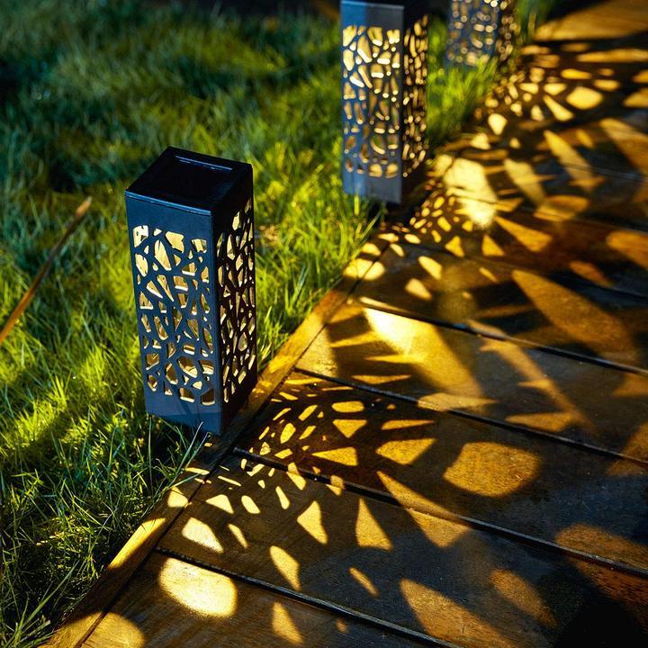 Illuminate Your Outdoor Oasis with the Solar Powered Waterproof Vintage Garden Light!